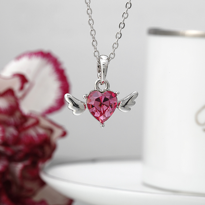 KLPW010781爱情小天使-玫红-5Cherub Pendant 