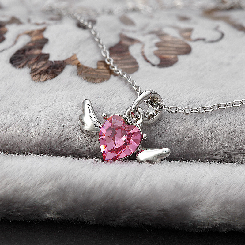 KLPW010781爱情小天使-玫红-4Cherub Pendant 