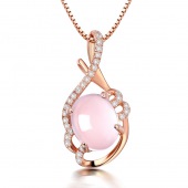 Ross quartz pendant