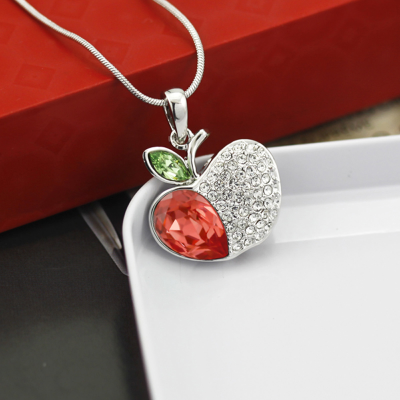 MDEXL00059恋恋苹果项链4Lovely apple pendant