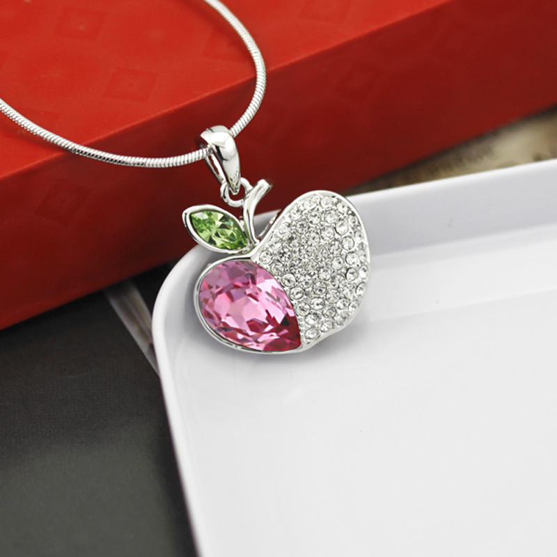 MDEXL00059恋恋苹果项链3Lovely apple pendant