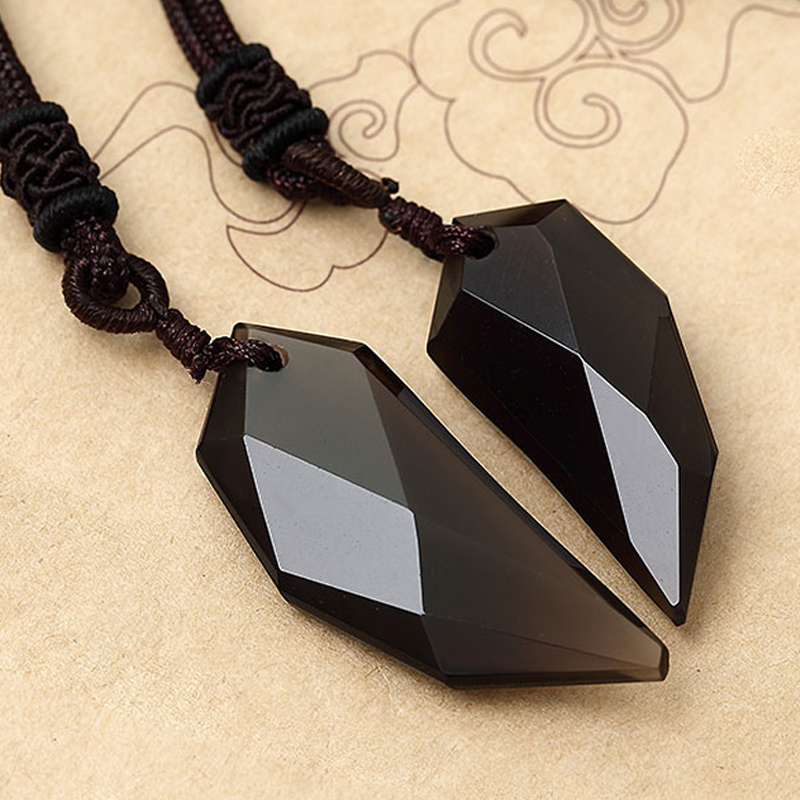 2Obsidian pendant