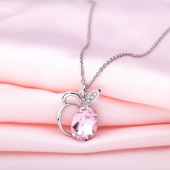 MDEXL00060粉红苹果吊坠项链5