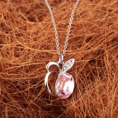 MDEXL00060粉红苹果吊坠项链3