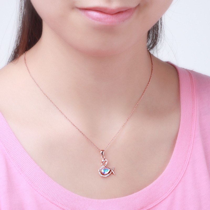 IMG_8699Elegant Swan Pendant