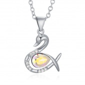 Elegant Swan Pendant