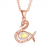 Elegant Swan Pendant