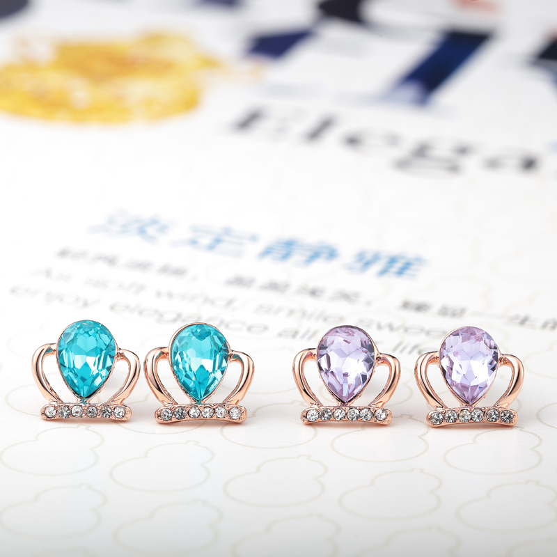 008Crown Earrings
