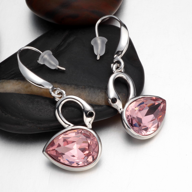 MDEED00036恋恋天鹅-4Swan Earrings