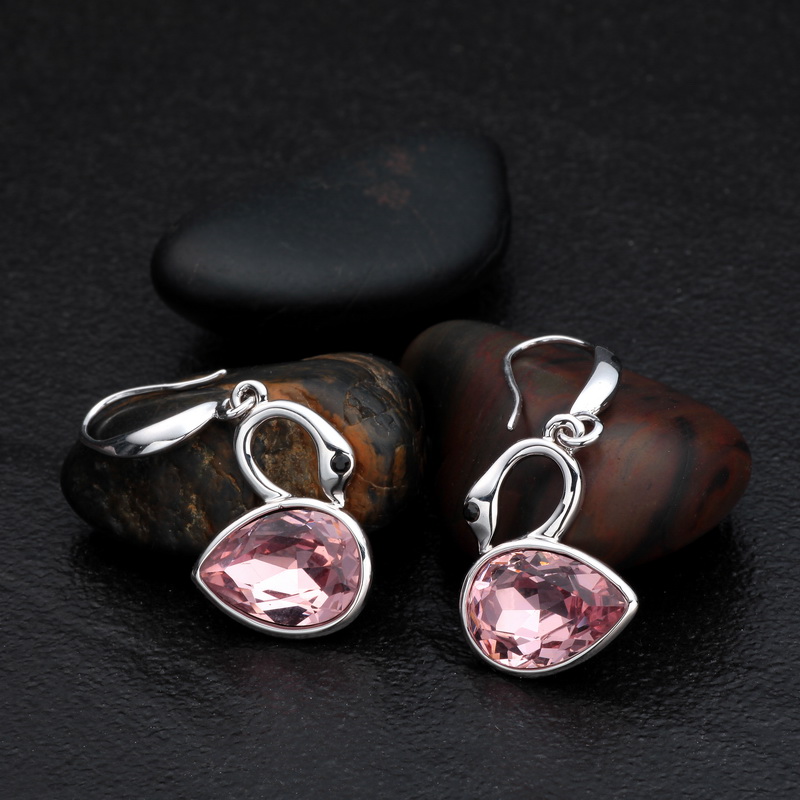 MDEED00036恋恋天鹅-3Swan Earrings